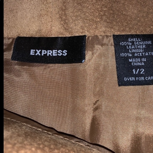 Express Genuine Leather Skirt - Picture 3 of 3